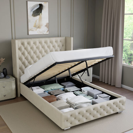 Ottoman bed storage with mattress offers hidden storage and comfort for a tidy bedroom