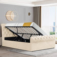 King size ottoman beds with hidden storage and elegant design for a clutter-free bedroom