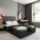 Elegant king size ottoman beds with spacious storage, combining style and practicality.