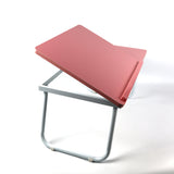 Pink bed laptop desk with adjustable height, creating a perfect workspace for your laptop, whether you're in bed, on the sofa, or lounging.