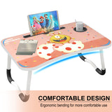 Printed table laptop with a comfortable design and ergonomic bending for easier use.