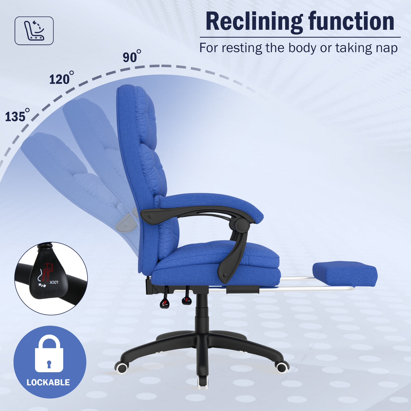 Stylish Executive Office Chair | Ergonomic Reclining Chair
