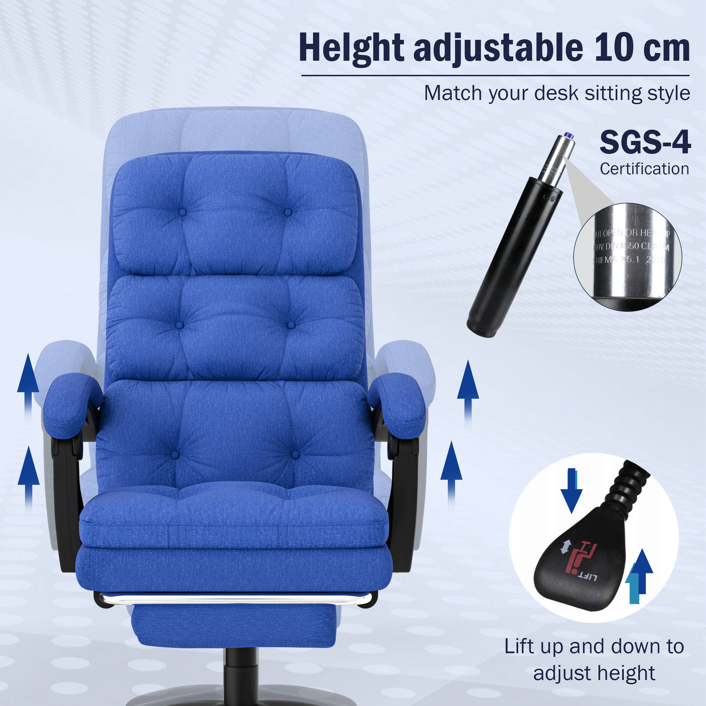 Stylish Executive Office Chair | Ergonomic Reclining Chair