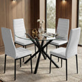 PU Leather Modern Dining Chairs Set of 4, 6 and 8