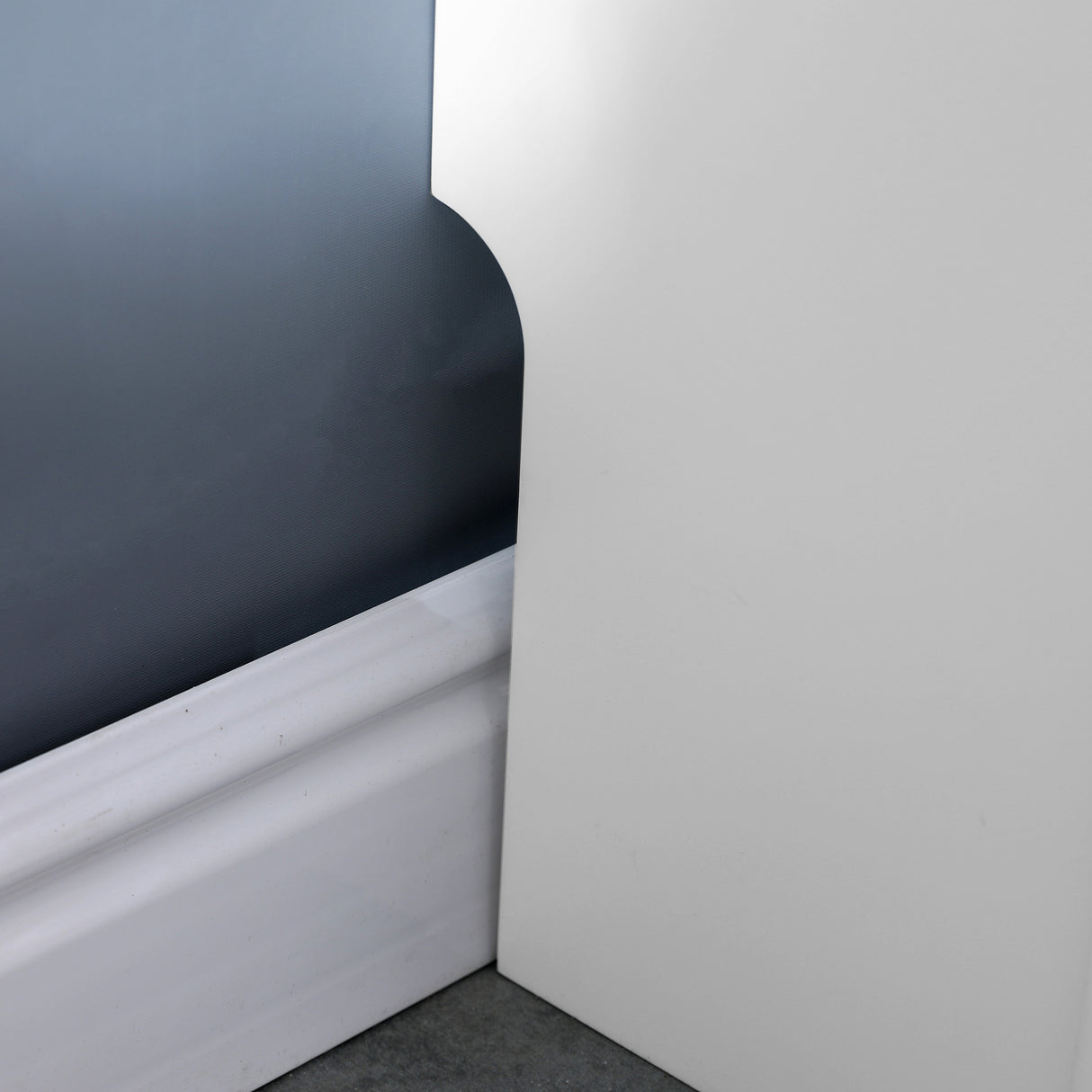 White radiator cover panels, adding a clean and modern touch to any room.