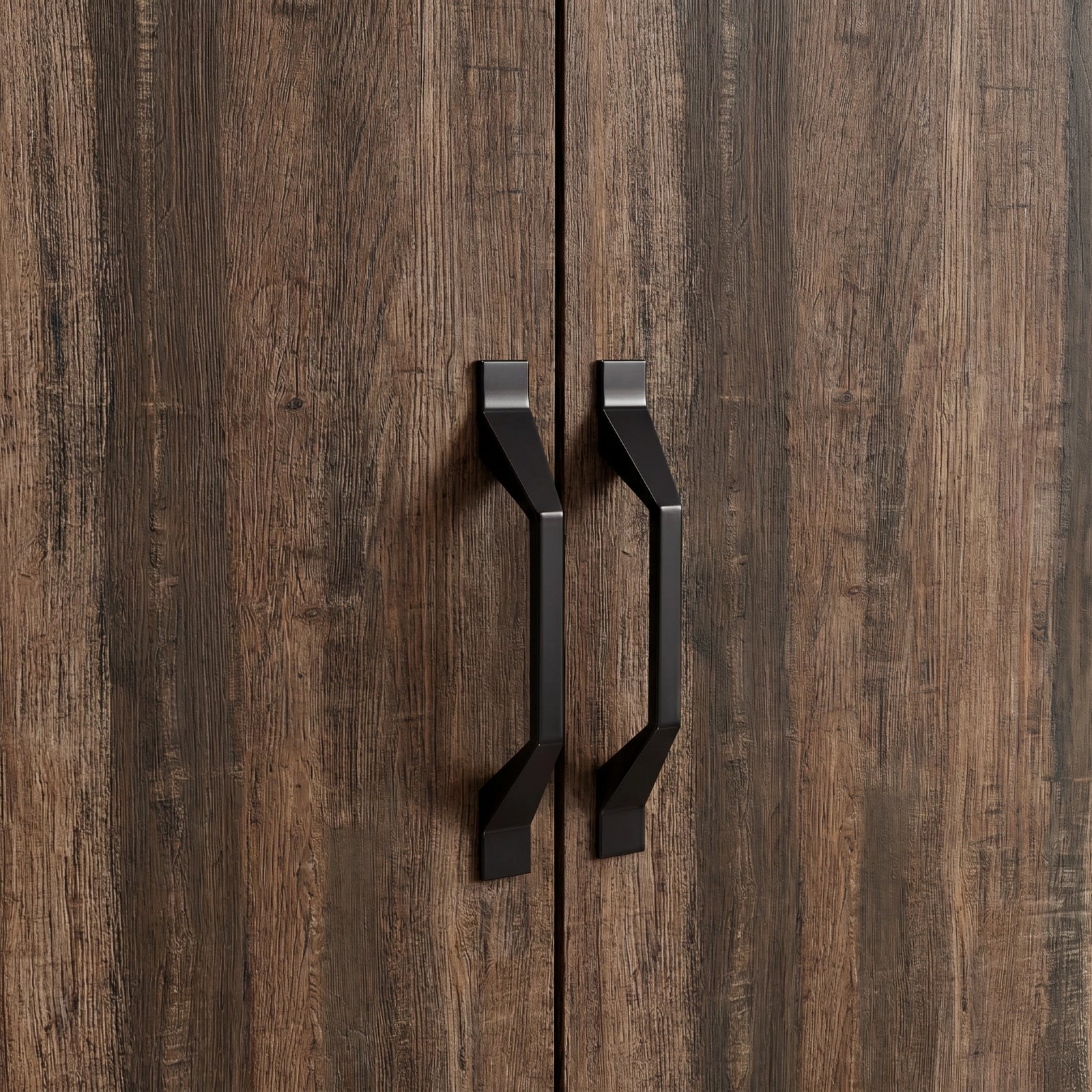 [Rust Wood] Rustvale wardrobe with drawer handle detail showing 