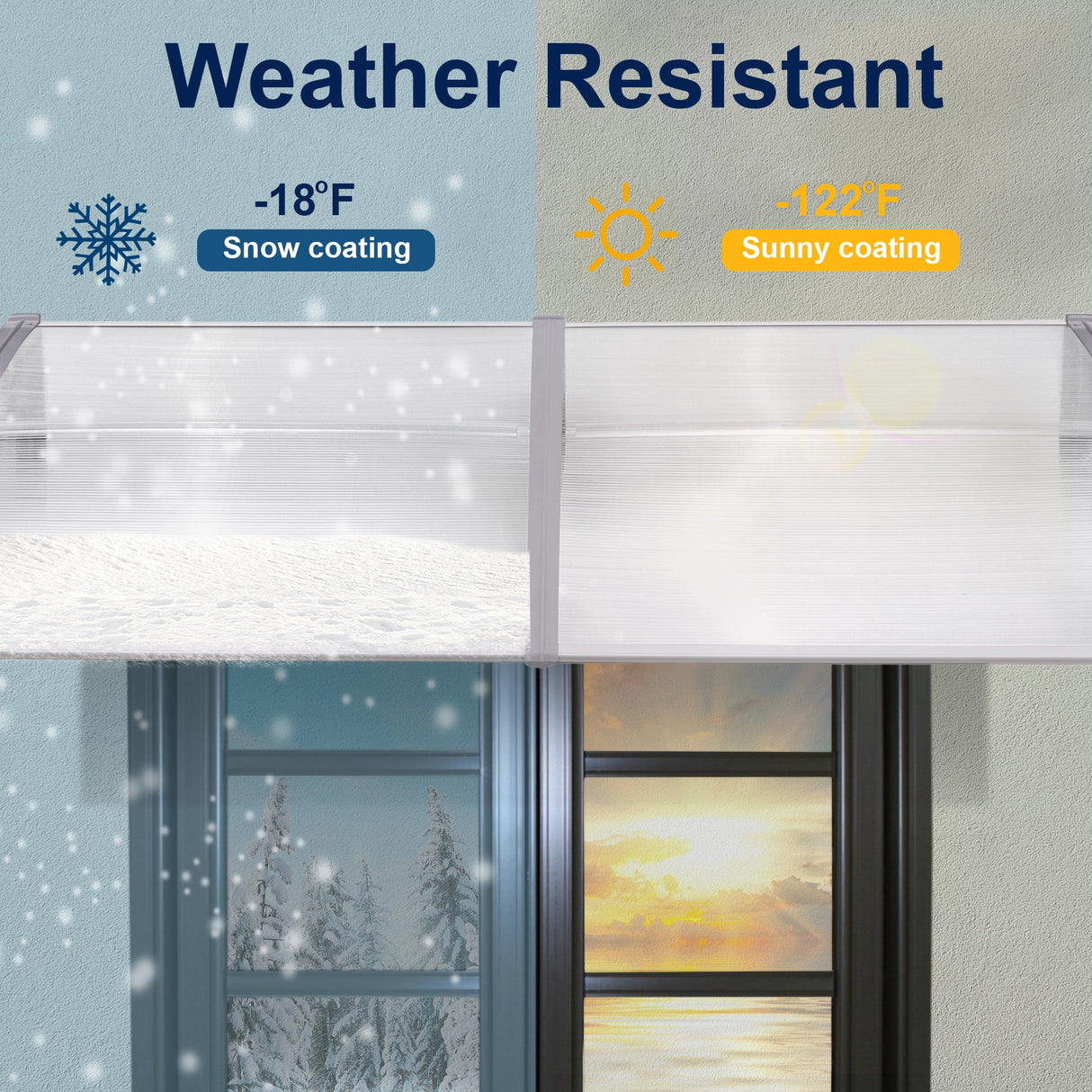 Waterproof Front Door Canopy
