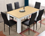 Set of 6 dining chairs, designed for comfort and elegance in your dining room.