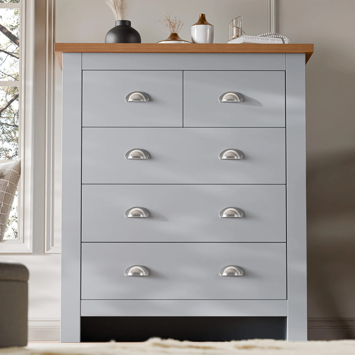 5 Drawer Chest Drawers Shaker Bedroom Drawers 5 Drawer Chest
