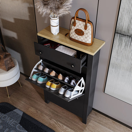 Blisswood shoe cabinet with drawer, available at Dream Home Store in UK for efficient shoe storage.