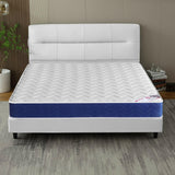 Single Bed with Mattress – A complete sleeping solution featuring a comfortable mattress for rooms.