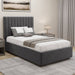 Single ottoman bed frame, combining space-saving storage with modern comfort.