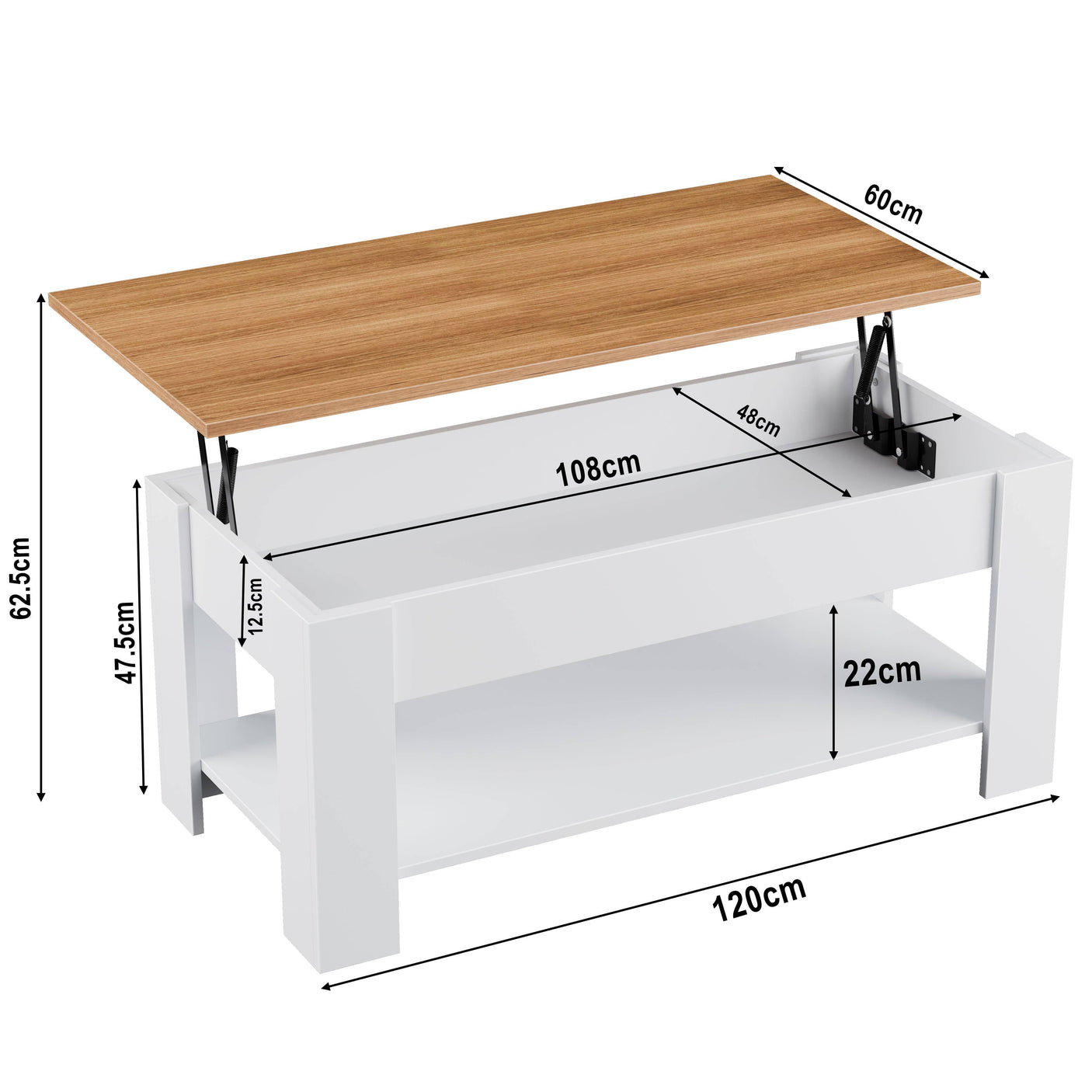 Size of coffee table perfect dimensions for modern living room furniture.