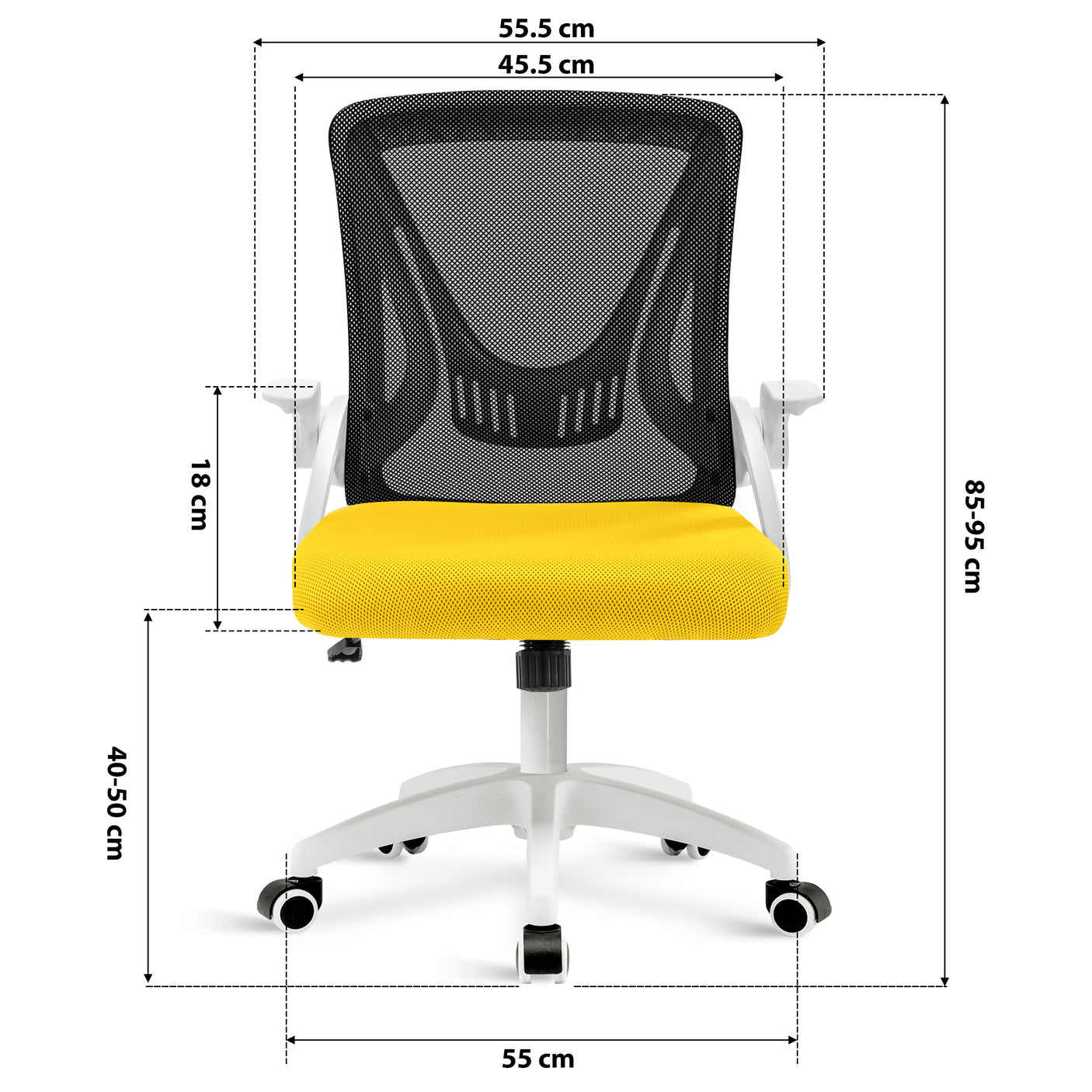 Small Desk Chair | Comfortable & Swivel Mesh Office Chair