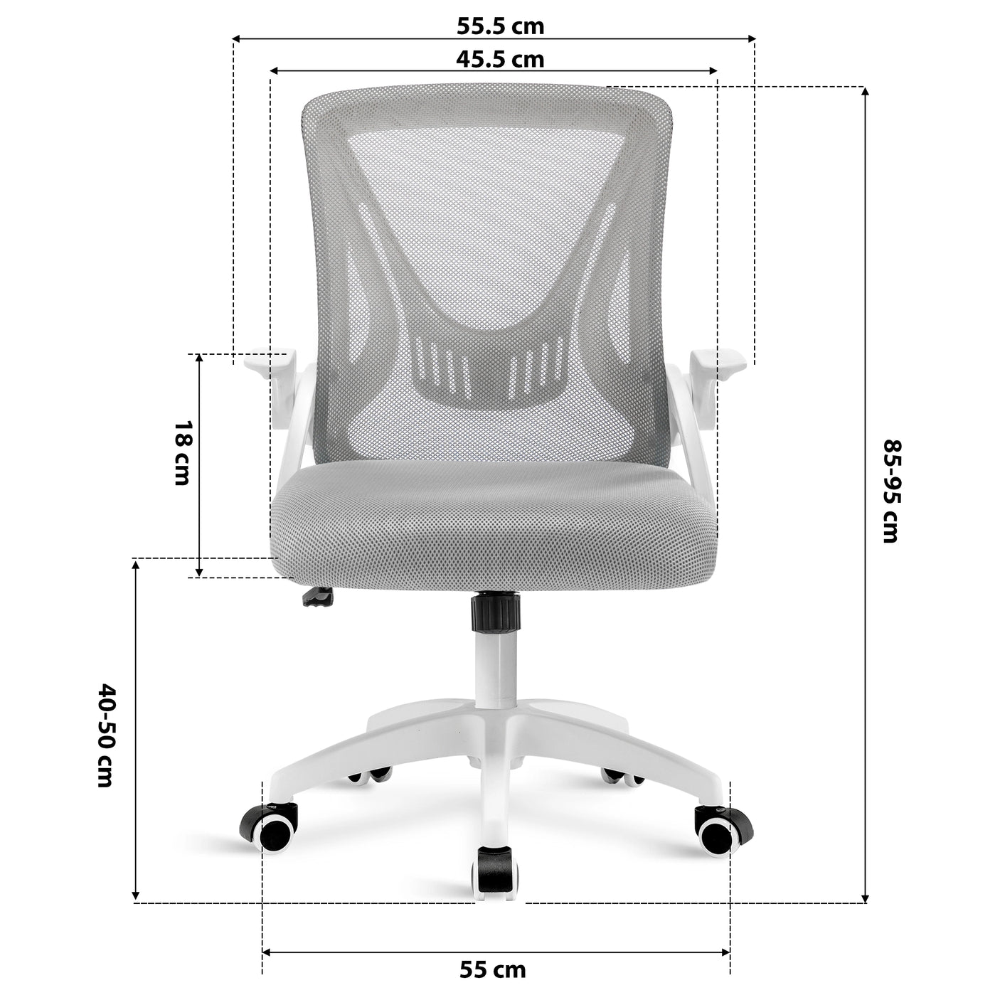 Office Desk Chair | Adjustable & Swivel Mesh Office Chair