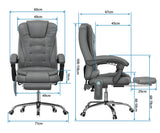 Executive Office Chair 8 Point Massage Leather Office Chair