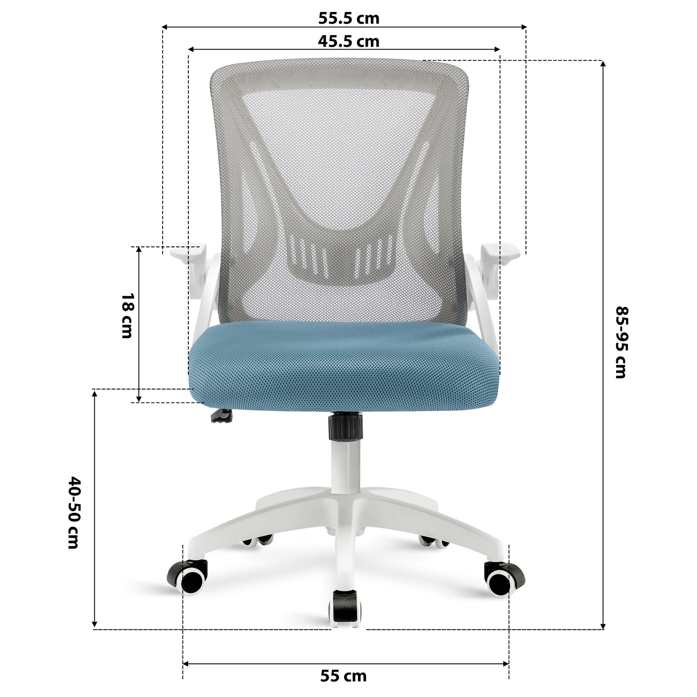 Small Desk Chair | Comfortable & Swivel Mesh Office Chair