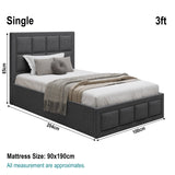 Blisswood Ottoman Bed Frame with Storage & Headboard