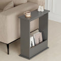 Small Narrow Side Table with Storage - Slim Sofa End Table