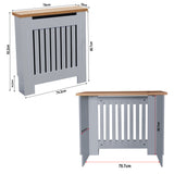 Small grey radiator cover– modern and stylish heating cover for any room.