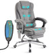 Small office chair with ergonomic design, high backrest, and comfortable padded seat.