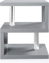 Grey sofa side end table, perfect for adding a modern touch to your living room.