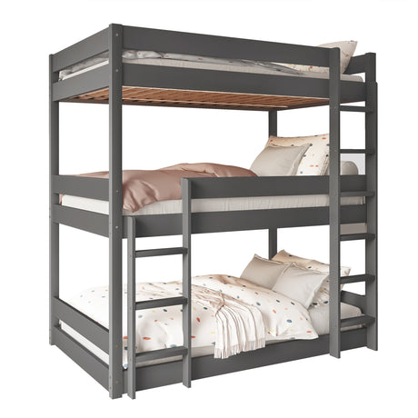 Space-saving bunk beds for kids, offering a practical solution to maximize room space and comfort.