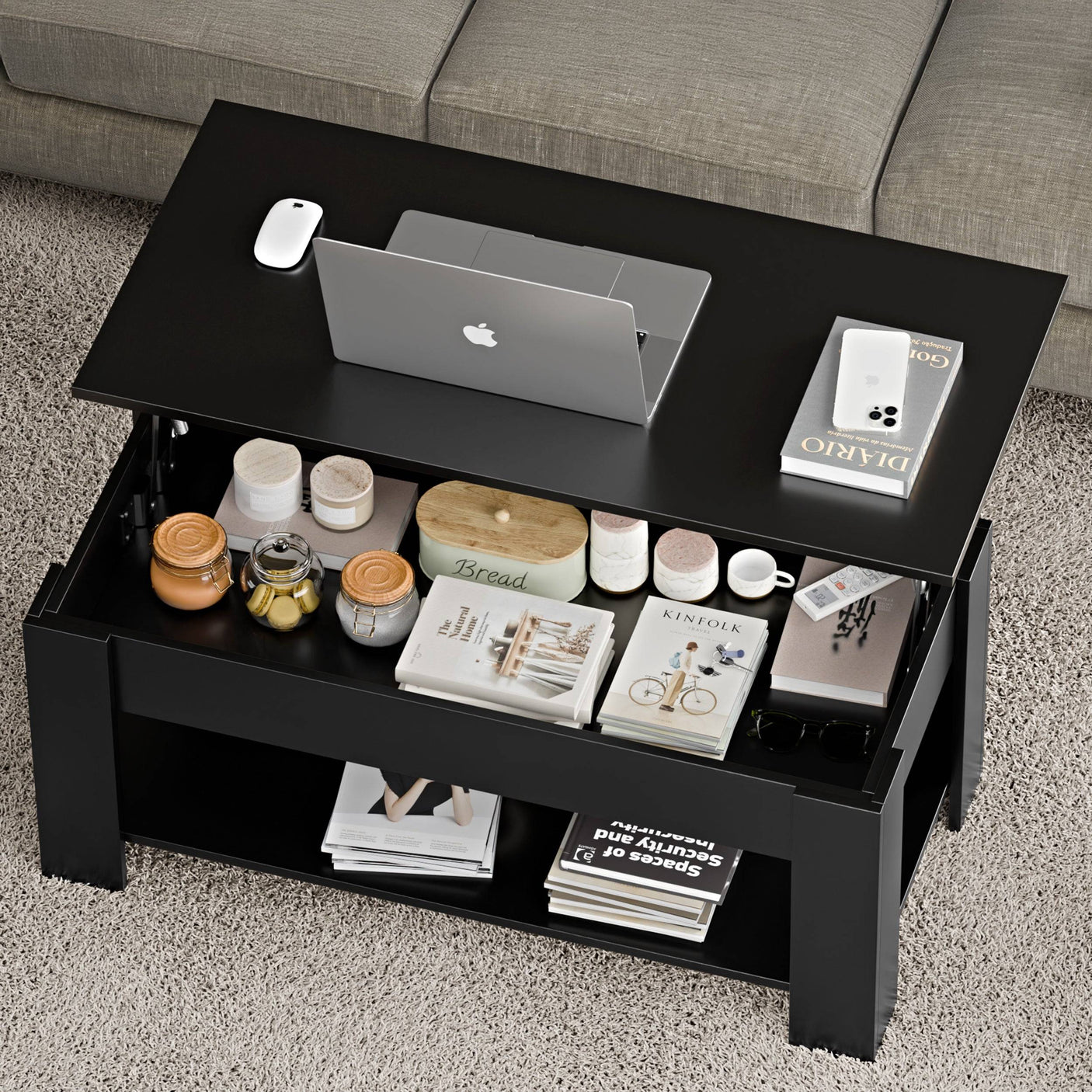 Blisswood Lift-Top Coffee Table With Storage