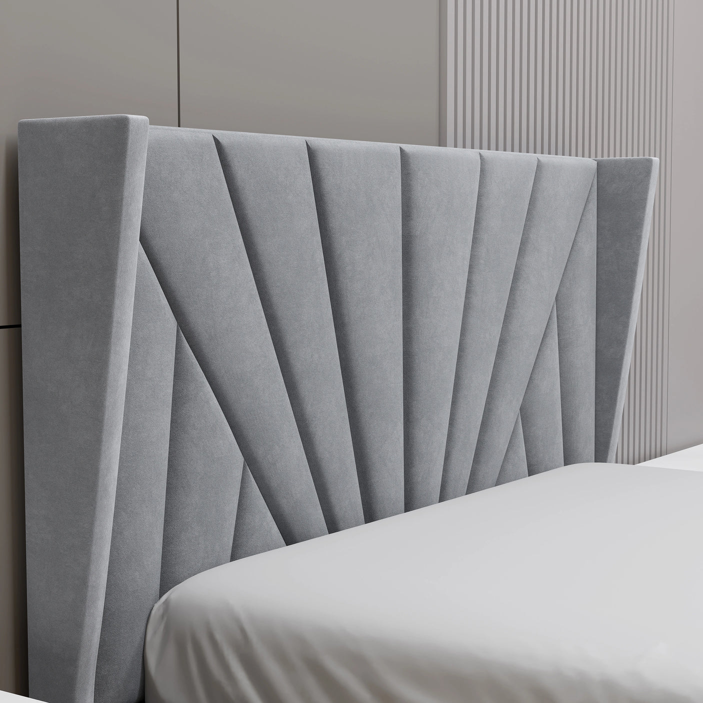 Sunrise Ottoman Storage Bed - Velvet Ottoman Bed Frame