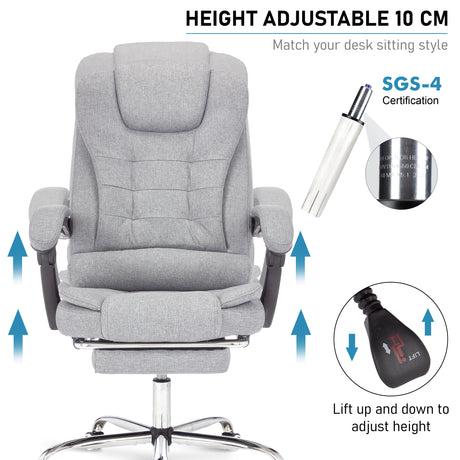 Swivel riser recliner chair UK with 10 cm height adjustment for customizable comfort and support.