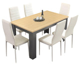 Modern table and chairs dining room set, perfect for enhancing your dining experience.