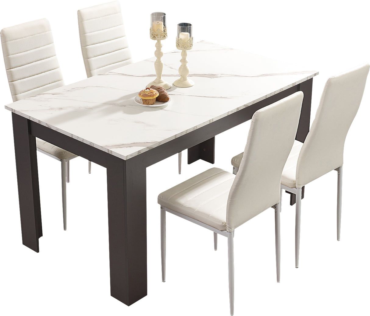 Table and chairs dining set, stylish and functional, perfect for modern dining rooms.