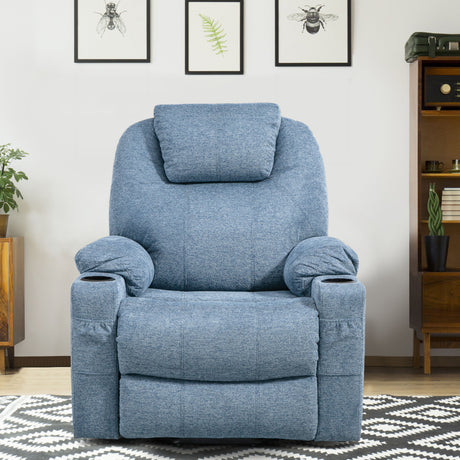 Top 10 riser recliner chairs, featuring a modern design, cup holders, and plush fabric.