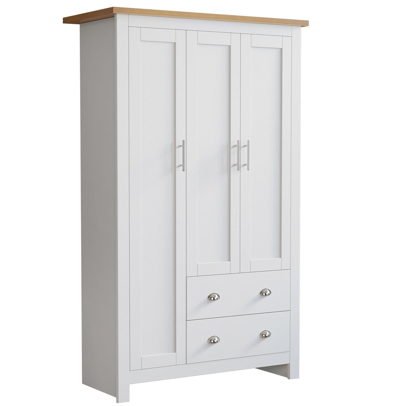 Shaker 4 Piece Bedroom Set - Wardrobe and Chest of Drawers