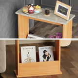 Side table – perfect for tight spaces, offering style & convenience without taking up much room.