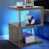 Walnut side table, perfect for use as a statement piece, sofa end table or stylish nightstand.