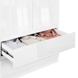 Wardrobe 2 Door with Drawers – Compact and functional storage with shelves and drawers.