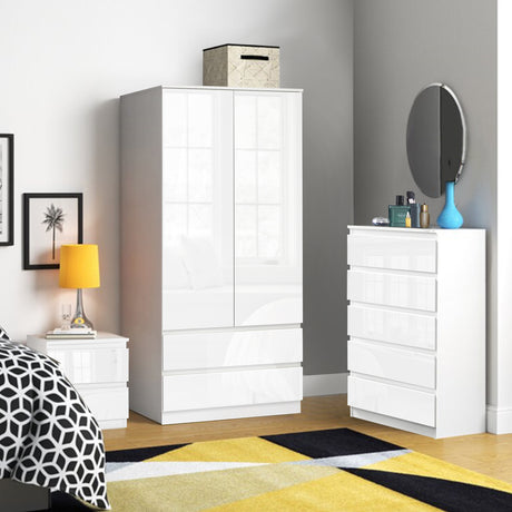 Stylish wardrobe and drawers sets for organized storage and sleek design in your bedroom.