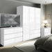 Wardrobe sets clearance white bedroom set stylish design for a modern and organized room