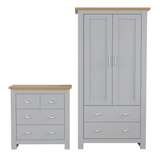 wardrobe with chest of drawers