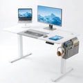 Electric Standing Desk Height Adjustable Office Desk - White