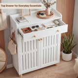 Dimensions diagram showing a white storage cabinet with width 72 cm, depth 36 cm, and overall height 97 cm