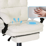 The plush home office chair with thick foam padding shown in close-up, highlighting the luxurious and ergonomic comfort