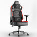 Xstriker Gaming Chair with ergonomic racing design, black and red faux leather, 4D adjustable armrests, and lumbar support for long gaming sessions.