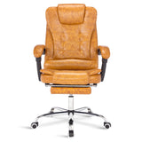 Experience style and flexibility with a yellow swivel office chair featuring 360-degree mobility!