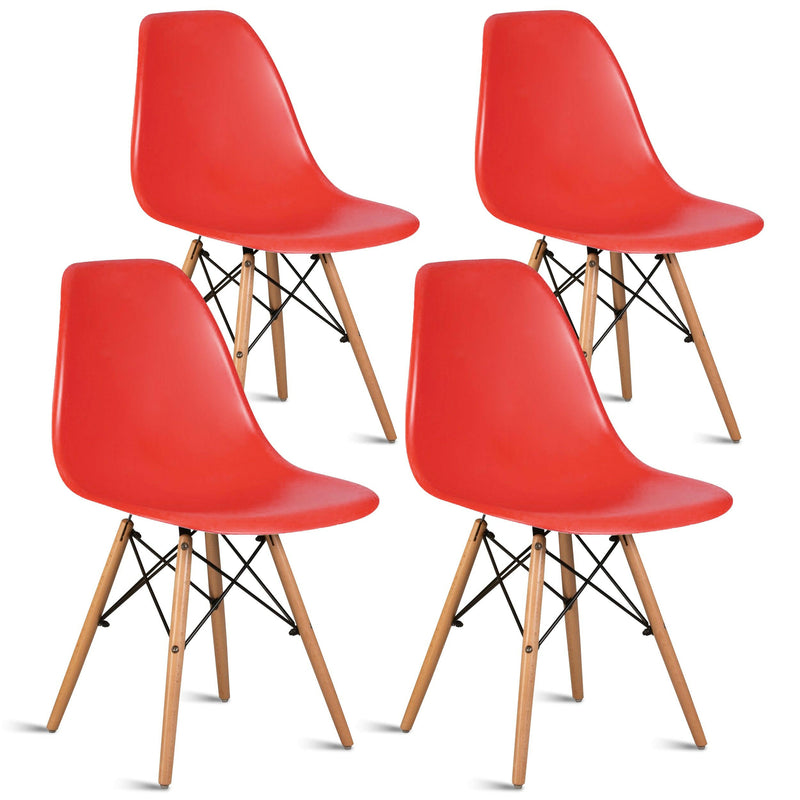 Set of 4 retro dining chairs