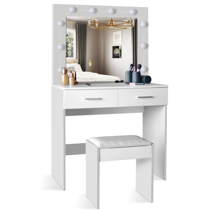 dressing table with storage
